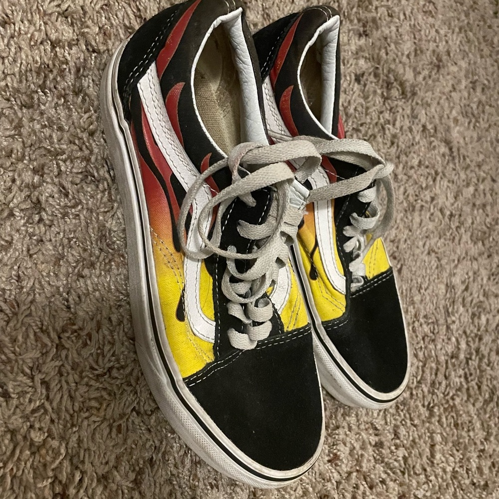Fire flame vans